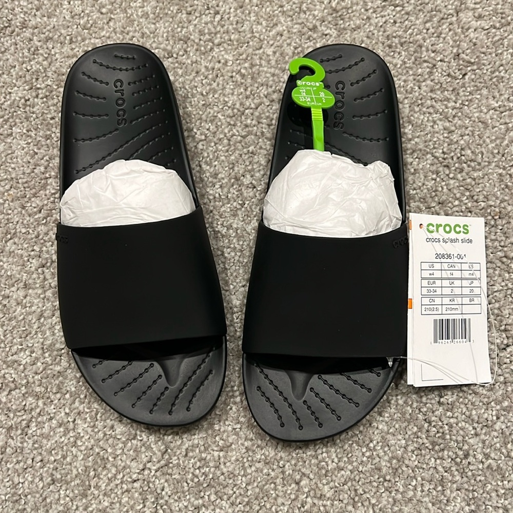 NWT Crocs Splash Slide